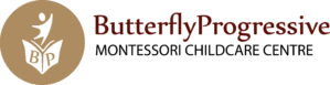 Butterfly Progressive Montessori Childcare Logo